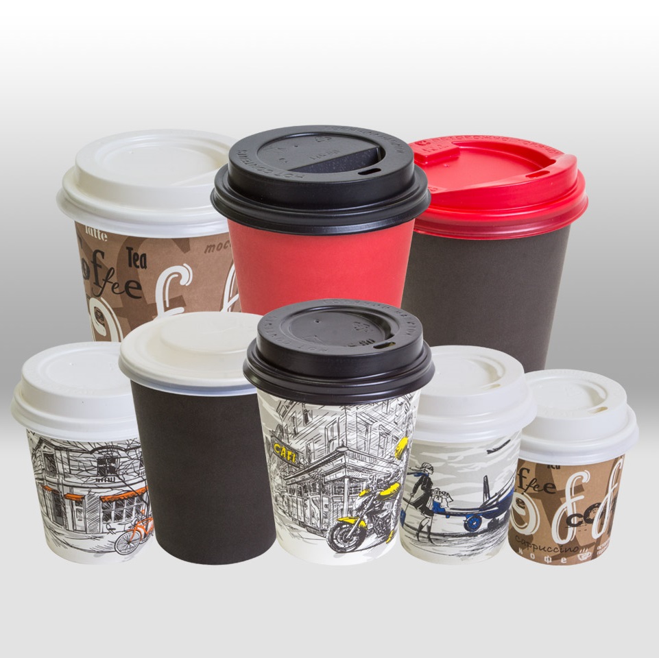 Lids for paper cups for hot beverages Papperskopp